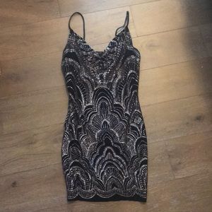 Bodycon Glitter Dress